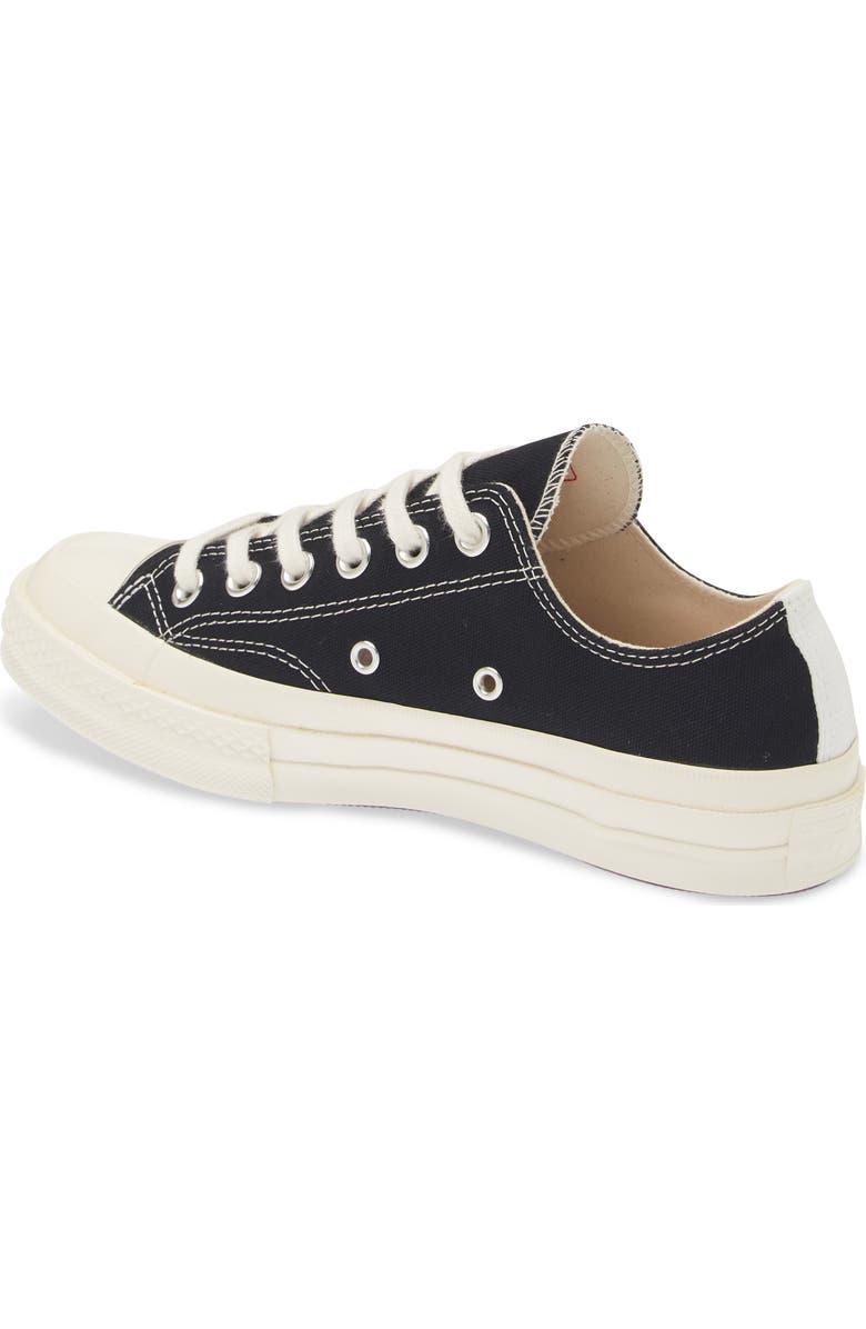 Comme des Garçons PLAY x Converse Chuck Taylor<sup>®</sup> All Star<sup>®</sup> Heart Low Top Sneaker, Alternate, color,