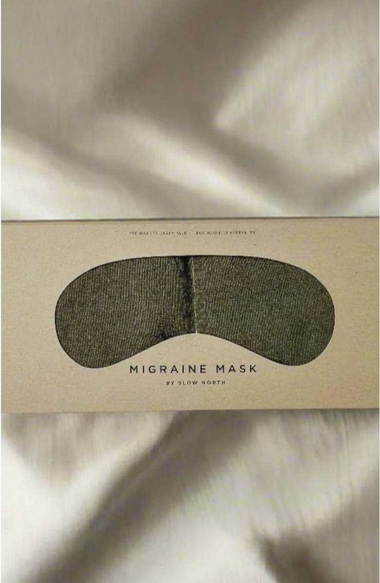 SLOW NORTH Eye Mask - Olive, Alternate, color, 