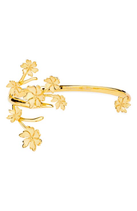 Cherry Blossom Cuff Bracelet