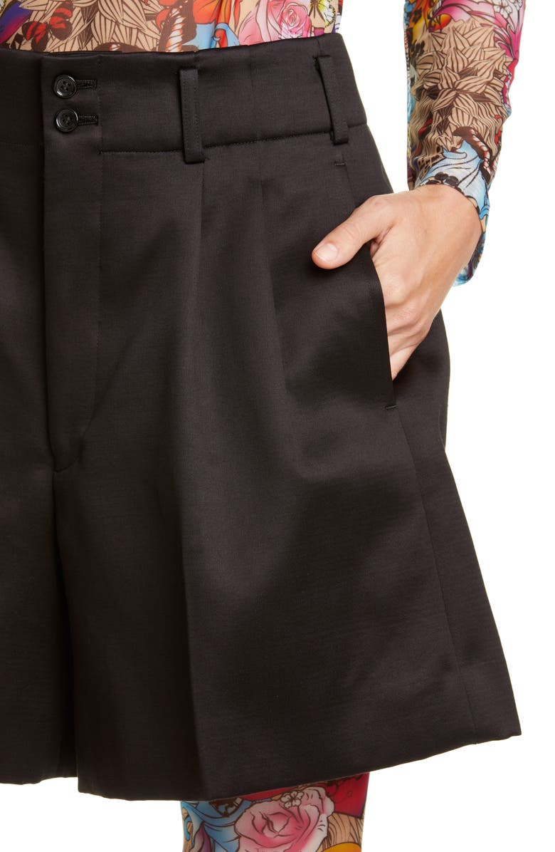 Comme des Garçons Cotton Sateen Shorts, Alternate, color,