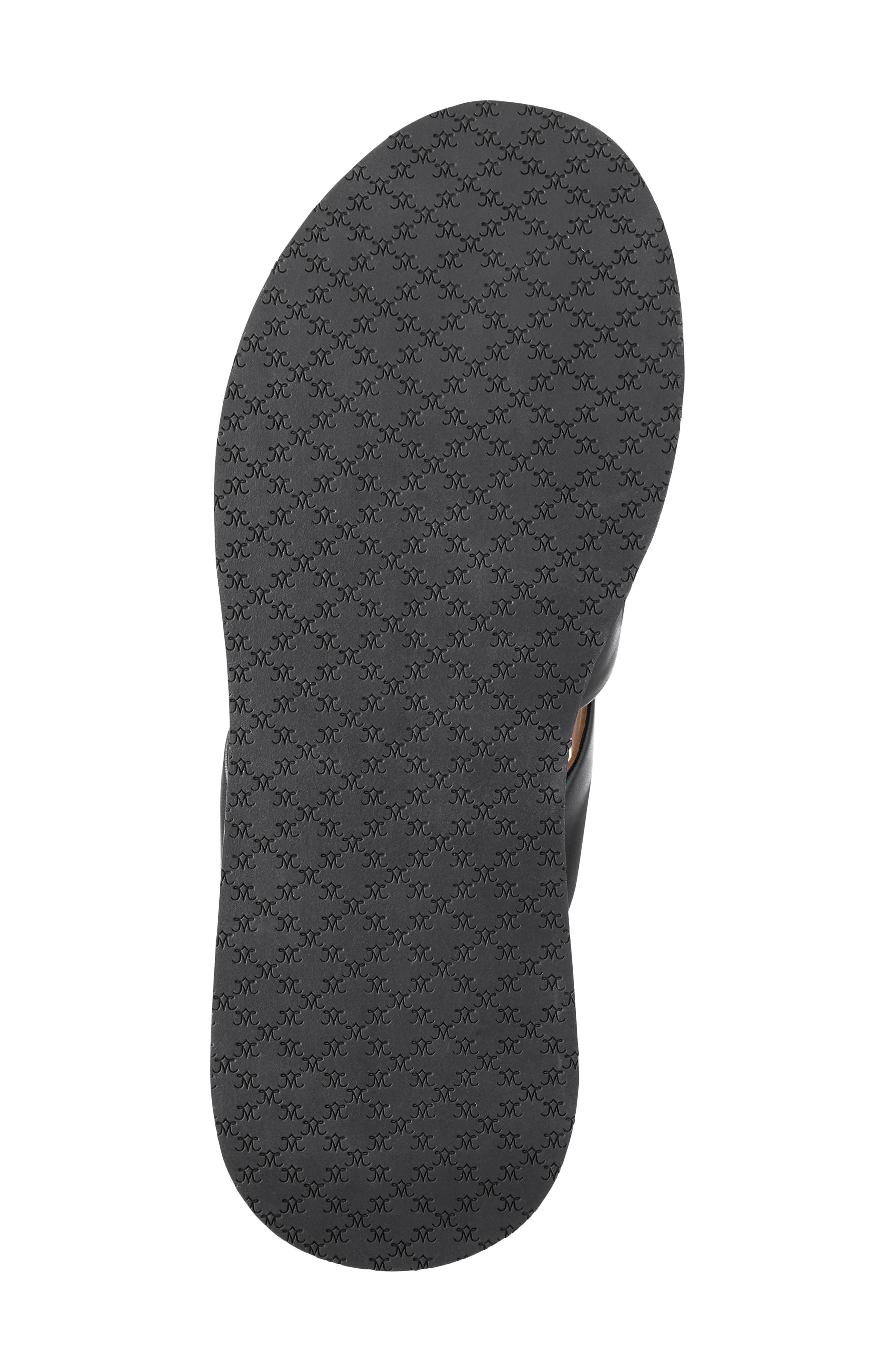 Johnston & Murphy Colleen Platform Wedge Slide Sandal, Alternate, color, Black Nappa Leather