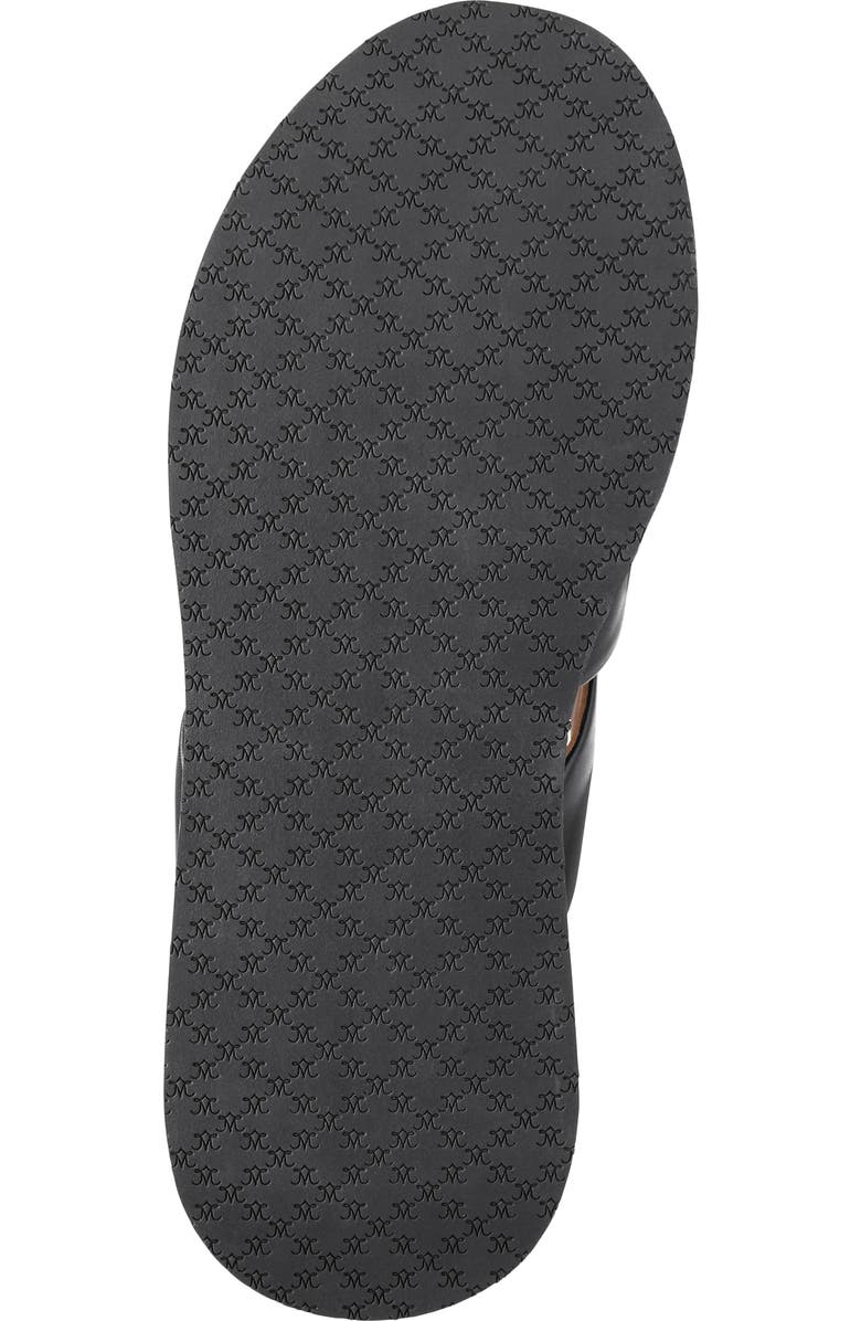 Johnston & Murphy Colleen Platform Wedge Slide Sandal, Alternate, color, Black Nappa Leather