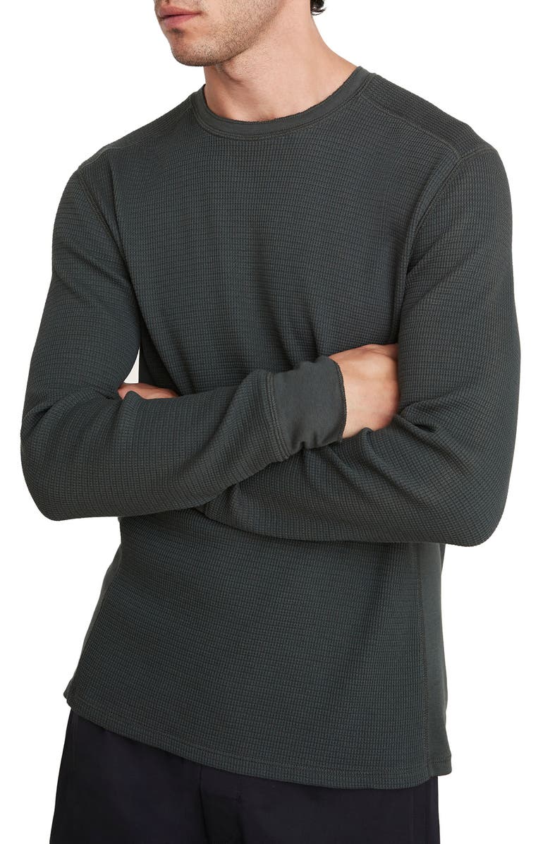 Vince Thermal Long Sleeve T-Shirt, Alternate, color, Night Pine