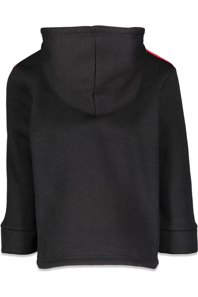 Spider-man Fleece Quarter-zip Hoodie, Alternate, color, Miles Morales Black
