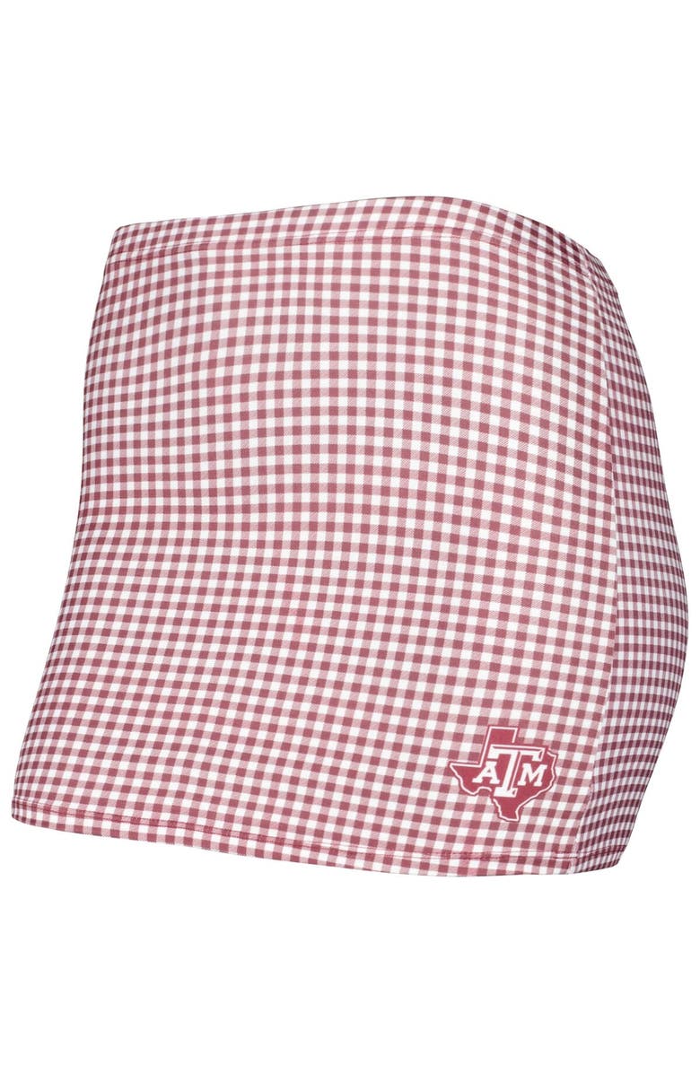 ZOOZATZ Women's ZooZatz Maroon Texas A&M Aggies Sublimated Mini Skirt, Alternate, color,