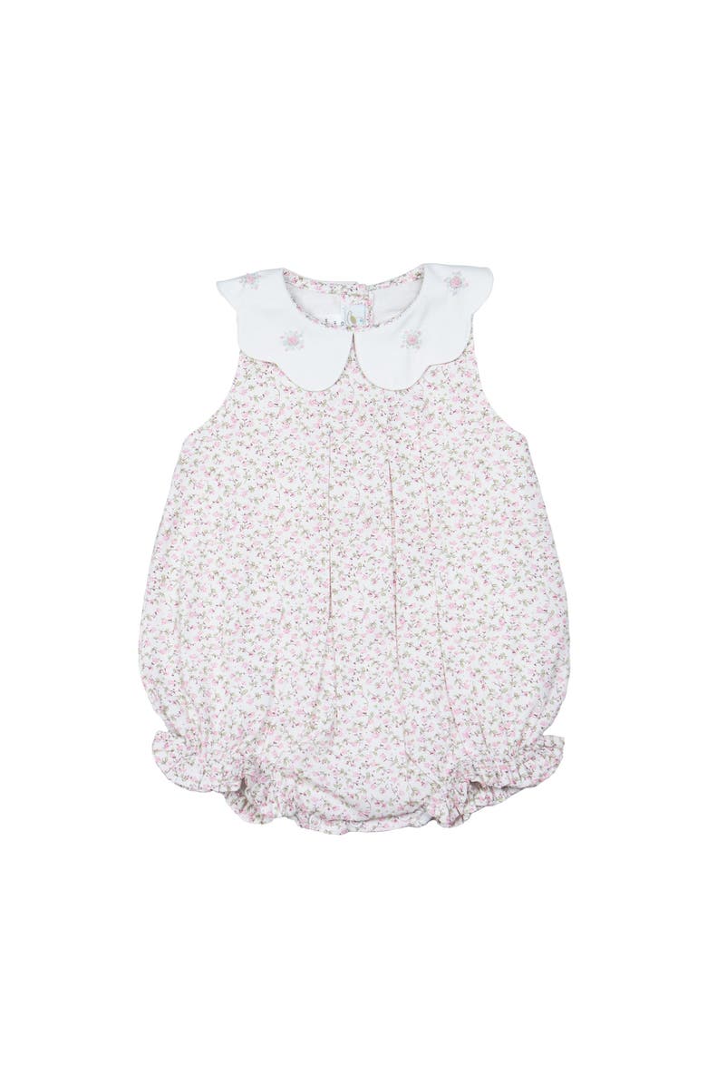 Cuclie Sophie Bubble Romper, Main, color, White Multi