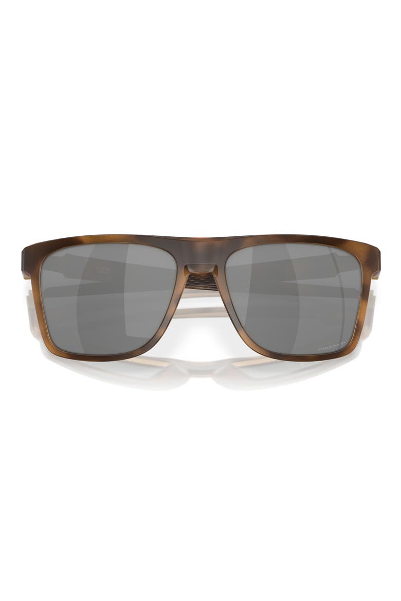 Leffingwell 57mm Prizm™ Polarized Rectangular Sunglasses, Alternate, color, BROWN TORT