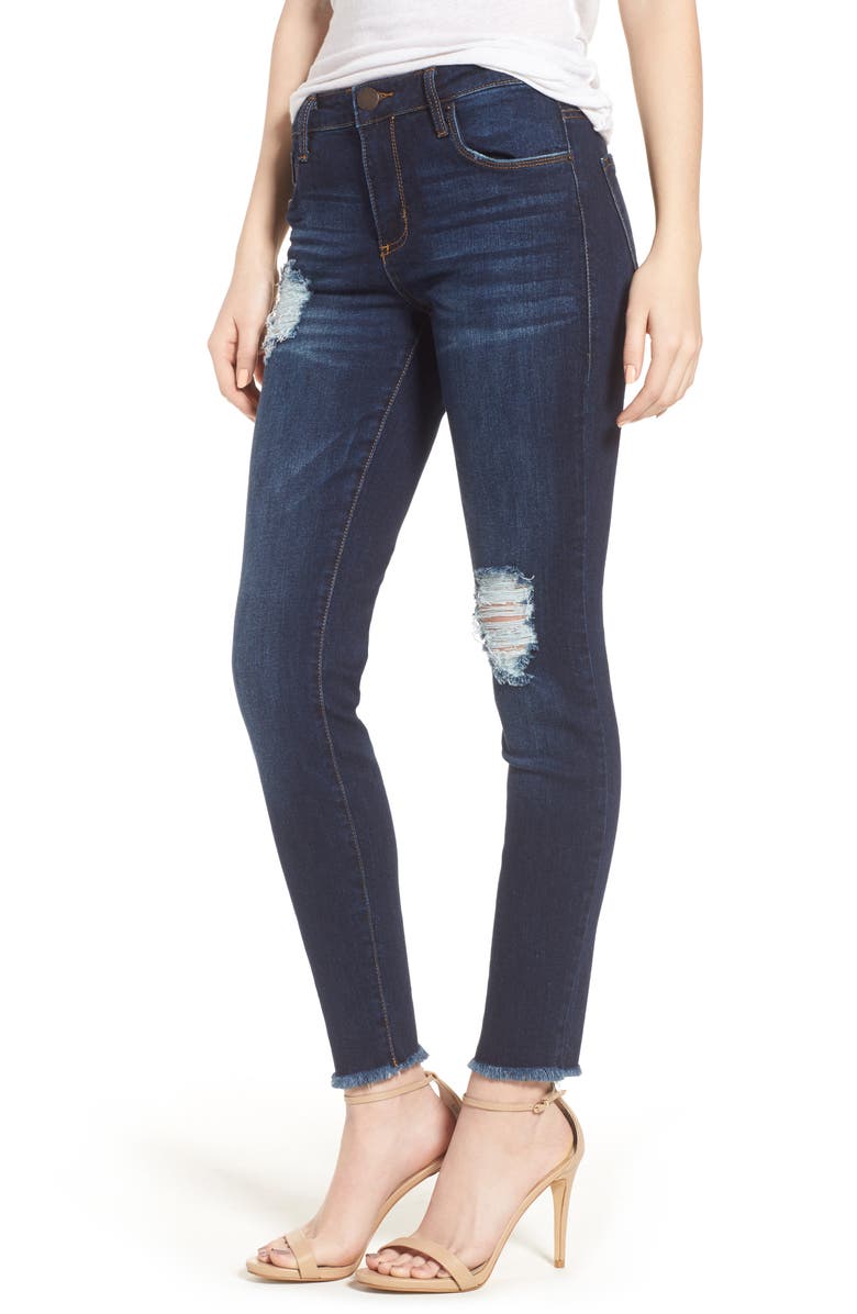 STS Blue Emma Frayed Hem Ankle Skinny Jeans, Main, color,