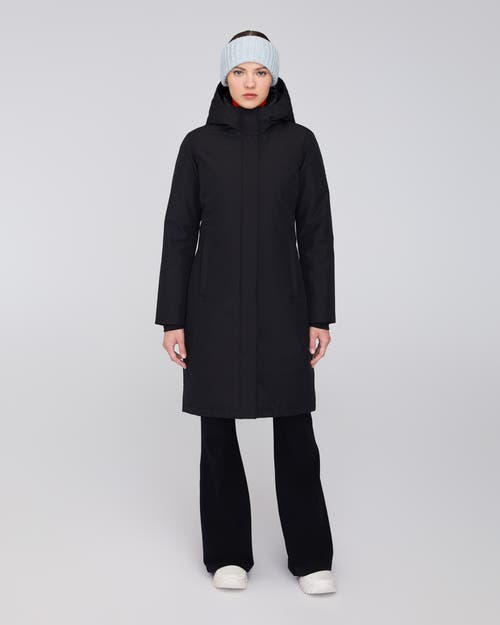 Quartz Co. Fermont | Hooded Down Winter Jacket In Black