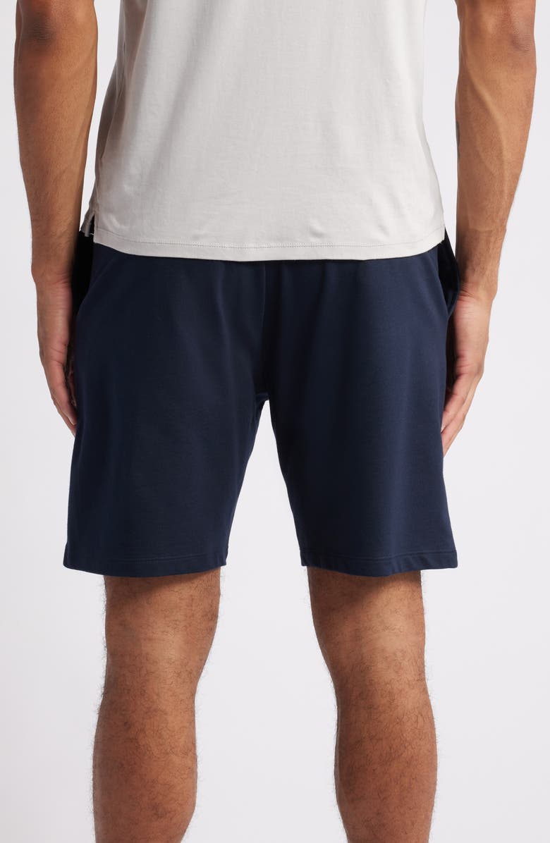 BOSS Authentic Cotton Lounge Shorts, Alternate, color, Dark Blue