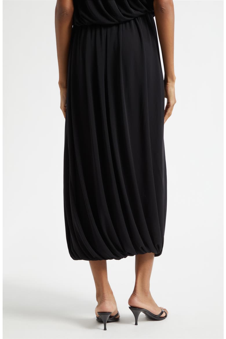 Calden Bubble Hem Skirt, Alternate, color, BLACK