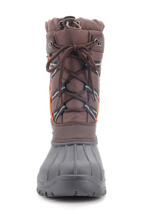 Polar Range Blast Waterproof Snow Duck Boot In Brown