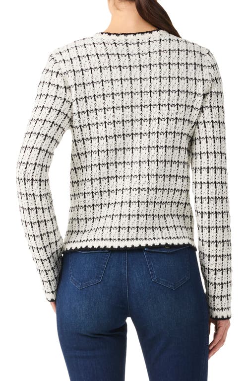 Nic + Zoe Nic+zoe Mixed Up Boxy Cardigan In White
