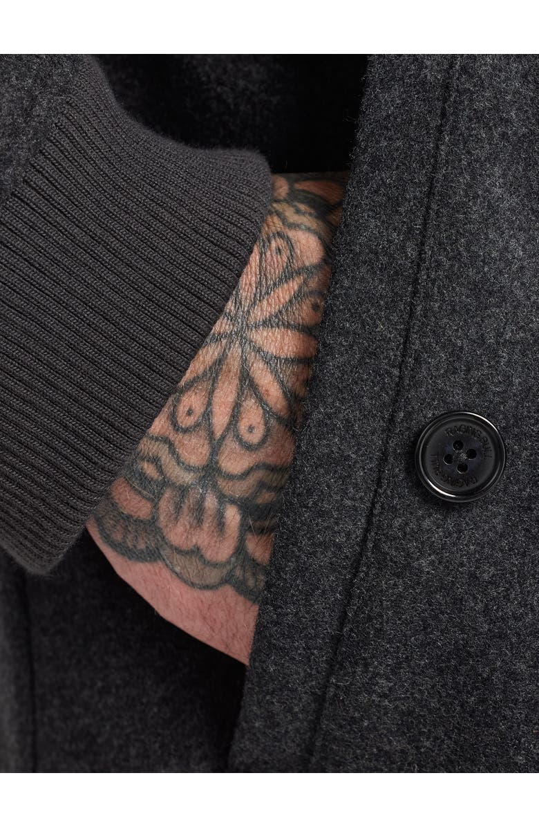 Raging Bull Wool Harrington Jacket, Alternate, color, Charcoal