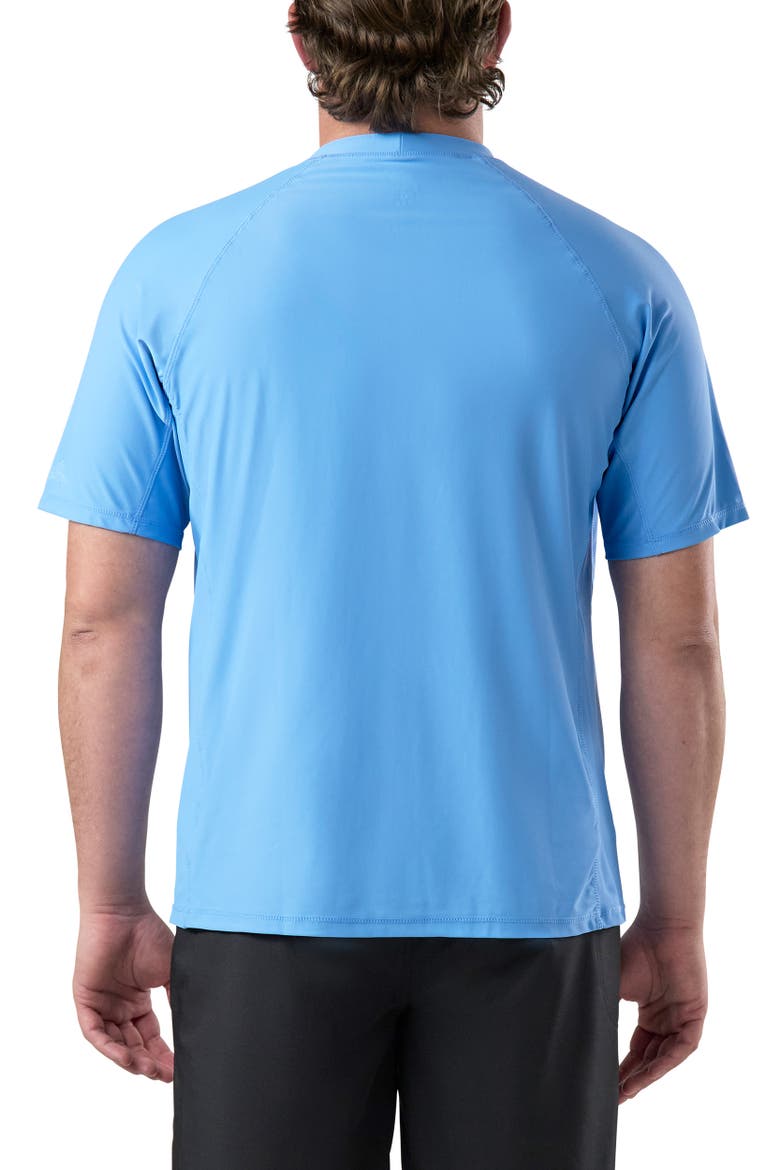 Short Sleeve Crew Sun & Swim Shirt, Alternate, color, Light Blue
