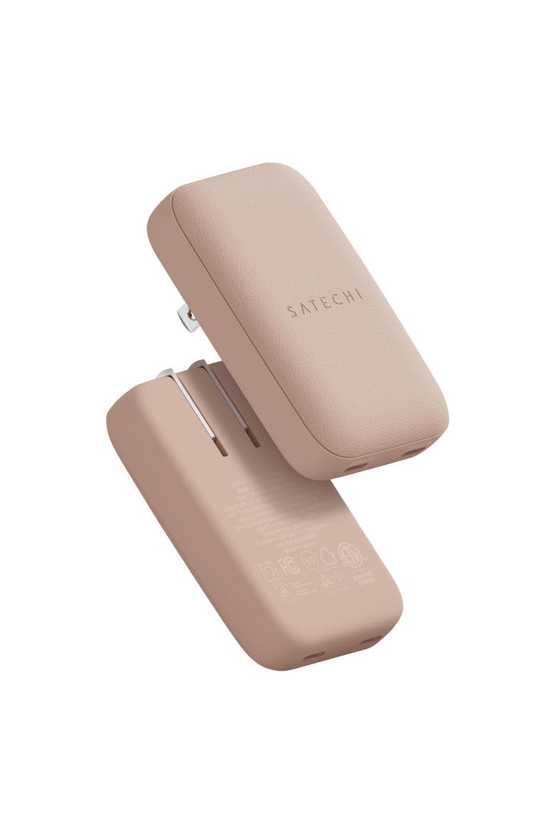OntheGo 67W Slim Wall Charger, Main, color, Desert Rose