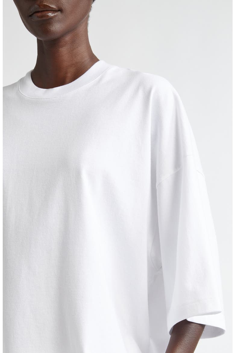 Issi Oversize Cotton T-Shirt, Alternate, color, WHITE