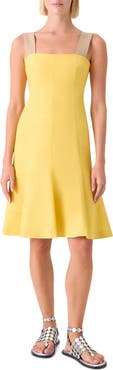 Akris punto Silk & Cotton Shantung Sundress