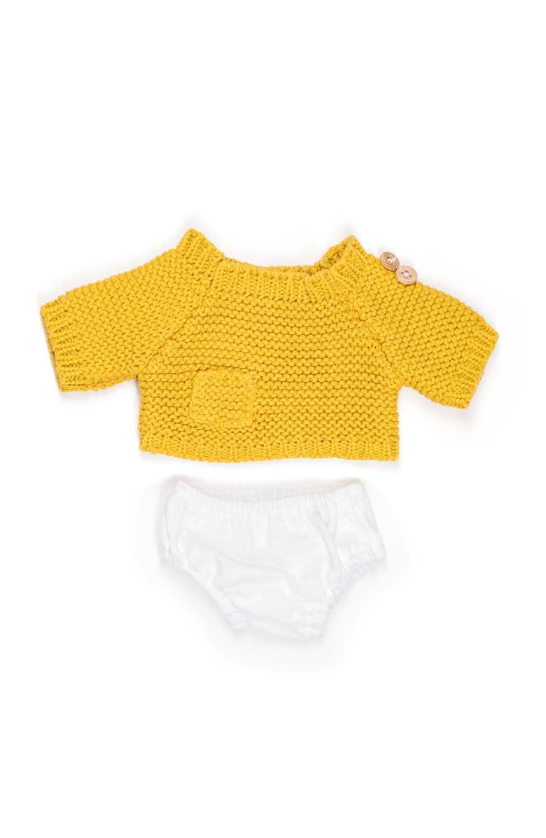 Miniland Doll Outfit for 12 5/8" Miniland Boy Dolls, Main, color, Yellow Multi
