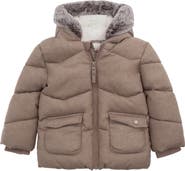 Rokka&Rolla Cozy Fleece Lined Warm Winter Coat with Hood