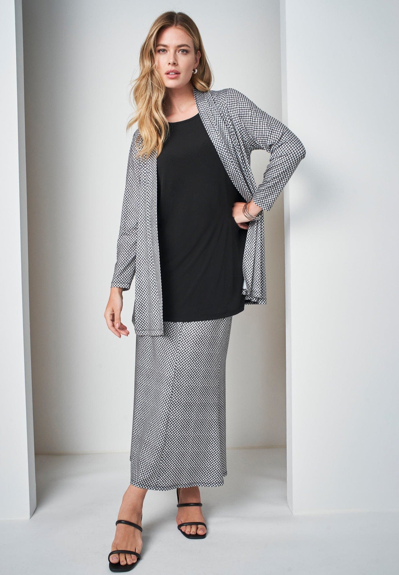 Stretch Knit Maxi Skirt - image 4
