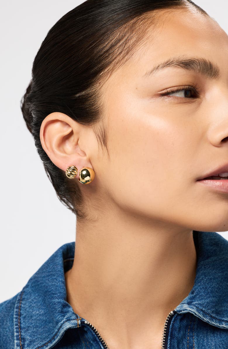 Ana Luisa Statement Earrings - Colton Mini, Alternate, color, Gold