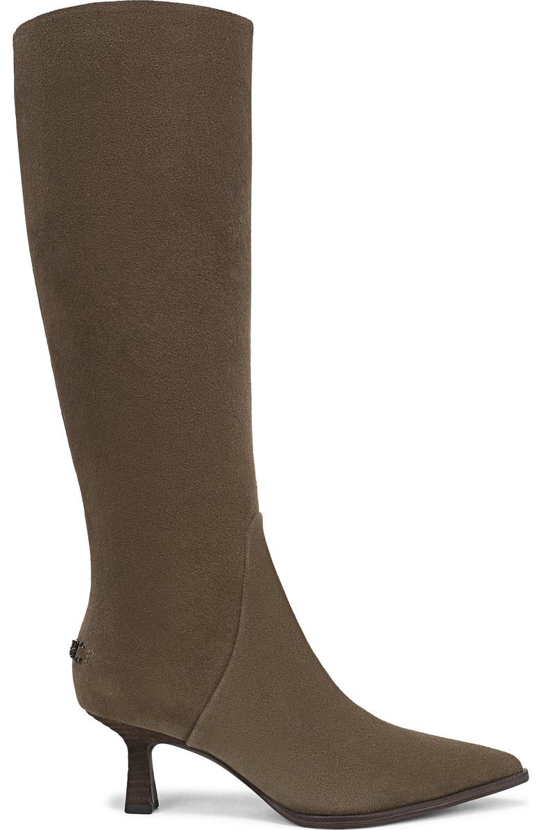 Circus NY by Sam Edelman Yulia Knee High Kitten Heel Boot, Alternate, color, Olivewood