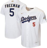 Nike Youth Nike Freddie Freeman White Los Angeles Dodgers 2026 Gold Collection Home Replica Jersey