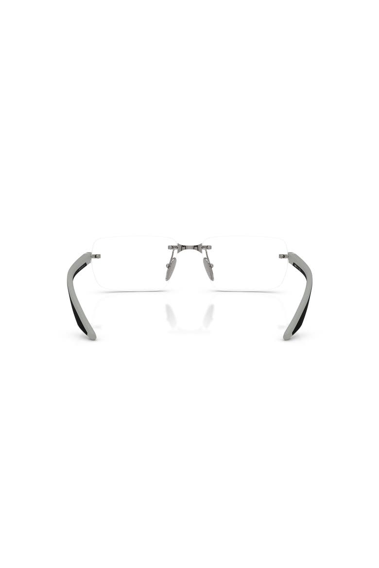 57mm Rectangle optical glasses, Alternate, color, Grey