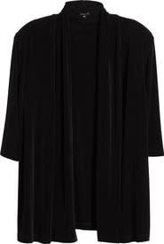 Vikki Vi Classic Knit Open Front Jacket