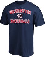 PROFILE Men's Profile Navy Washington Nationals Big & Tall Heart & Soul T-Shirt