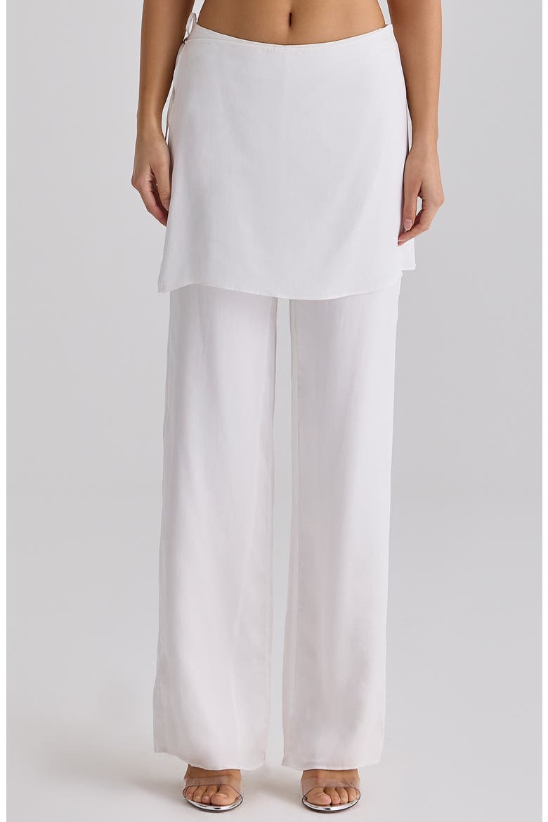 Leona Skirt & Pants Set, Main, color, WHITE