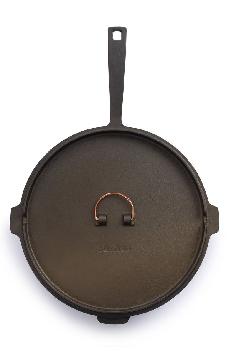 BAREBONES LIVING 12-Inch All-in-One Cast Iron Skillet, Alternate, color, 