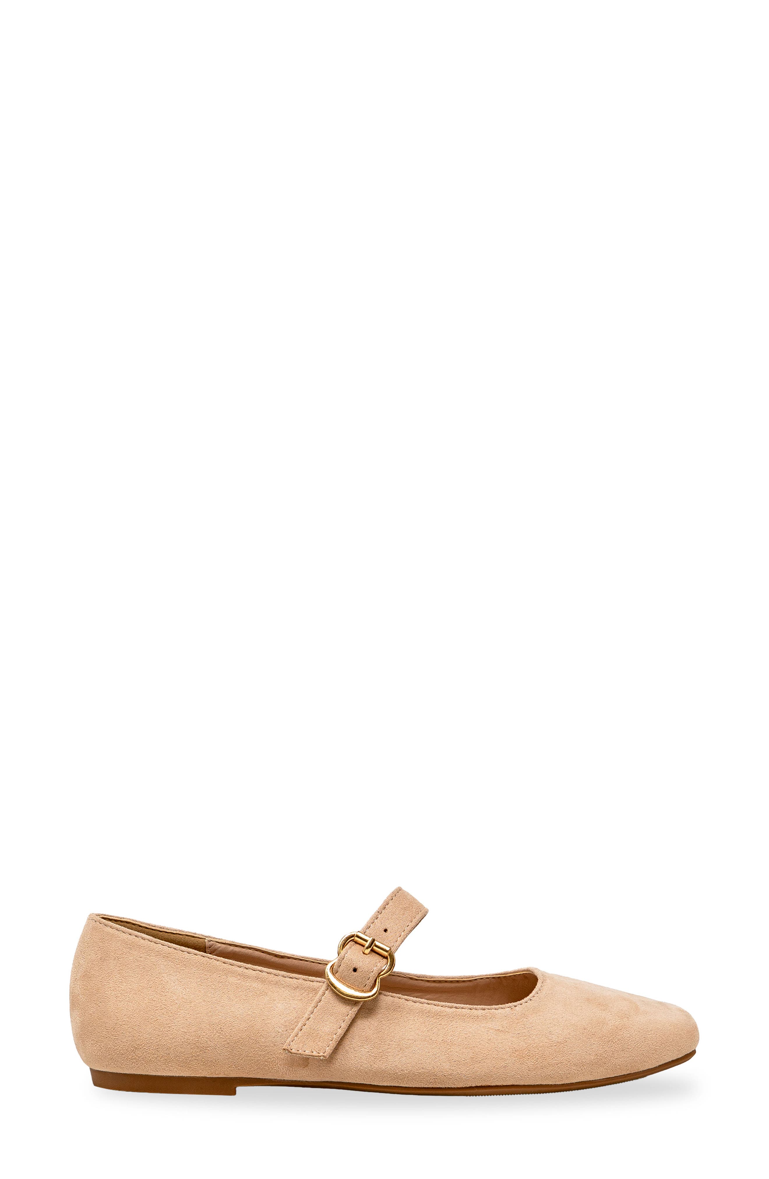 Mary Jane Flat, Alternate, color, BEIGE SUEDE