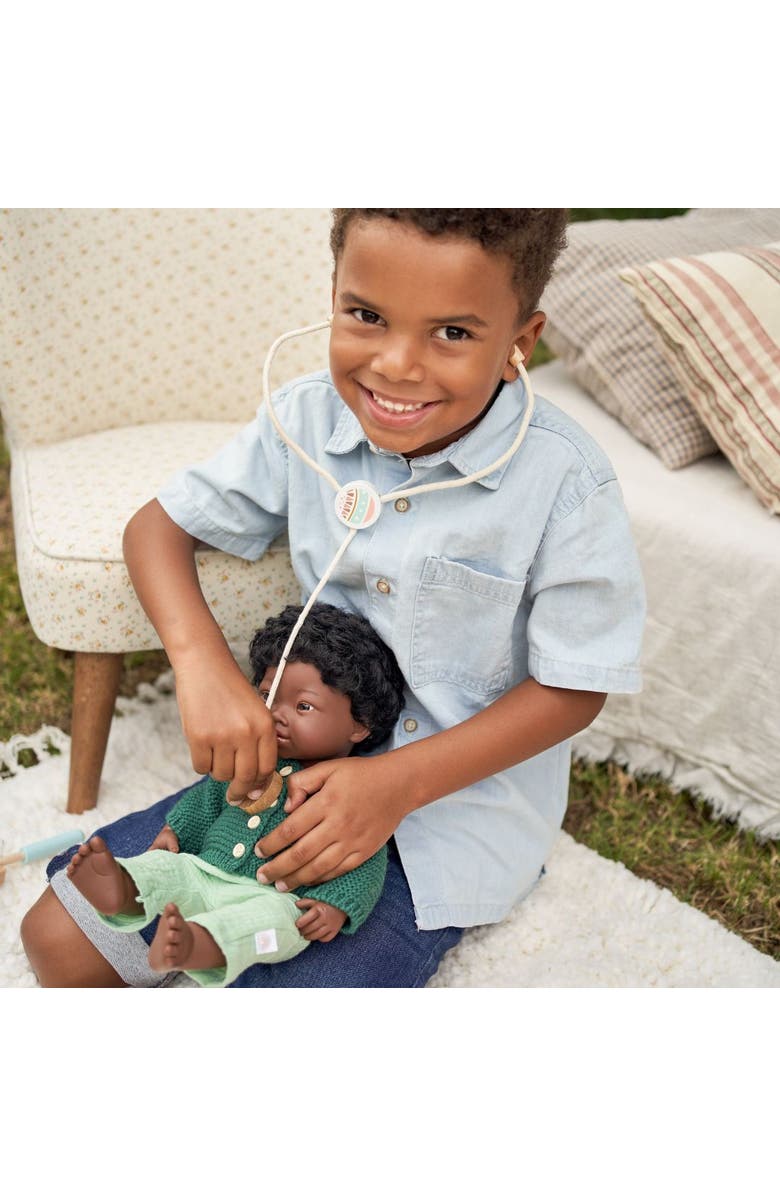 Miniland Doll Wooden Doctor Set, Alternate, color, Beige Multi