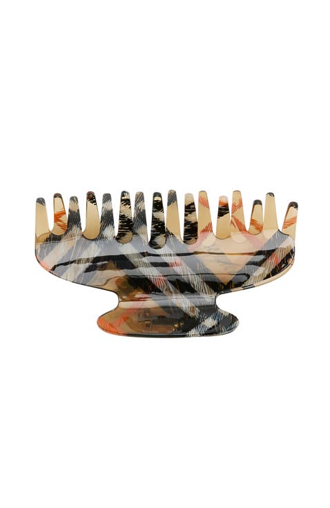 Check Claw Hair Clip