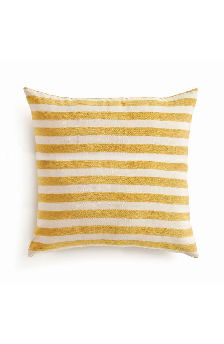 Napa Home & Garden Grant Square Indoor-Outdoor Pillow 24", Main, color, Yellow