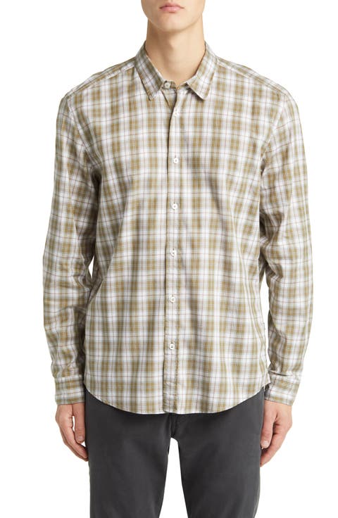 Liam Check Regular Fit Stretch Button-Up Shirt