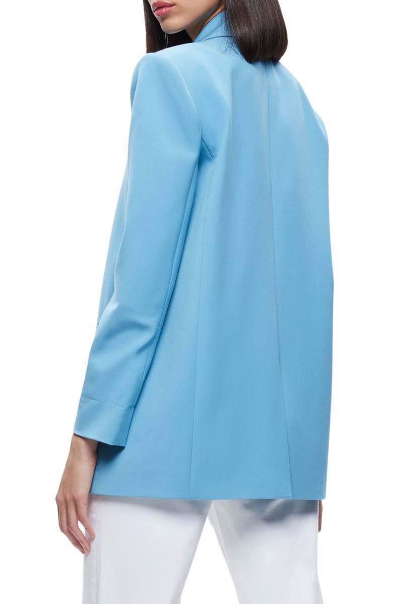 Alice + Olivia Shan Strong Shoulder Blazer, Alternate, color, 