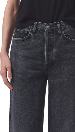 AGOLDE Dame Cuffed Organic Cotton Wide Leg Jeans | Nordstrom