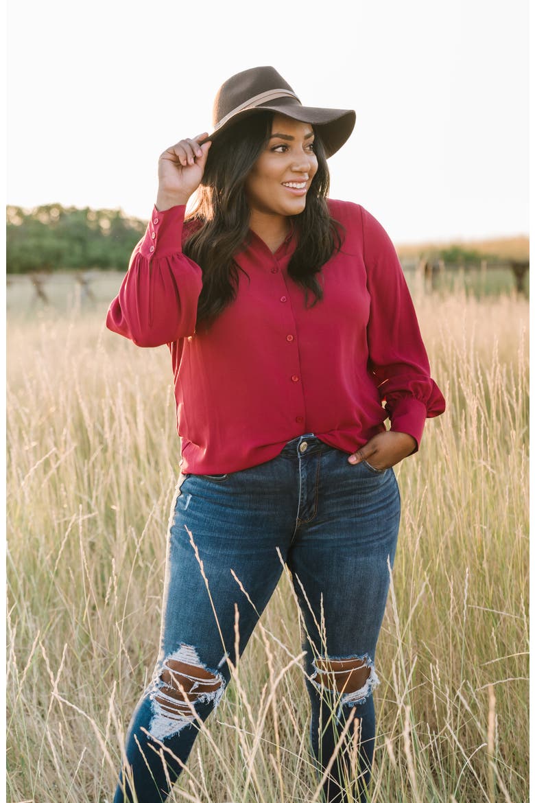 Rachell Parcell Floppy Felt Panama Hat, Alternate, color, BROWN DARK COMBO