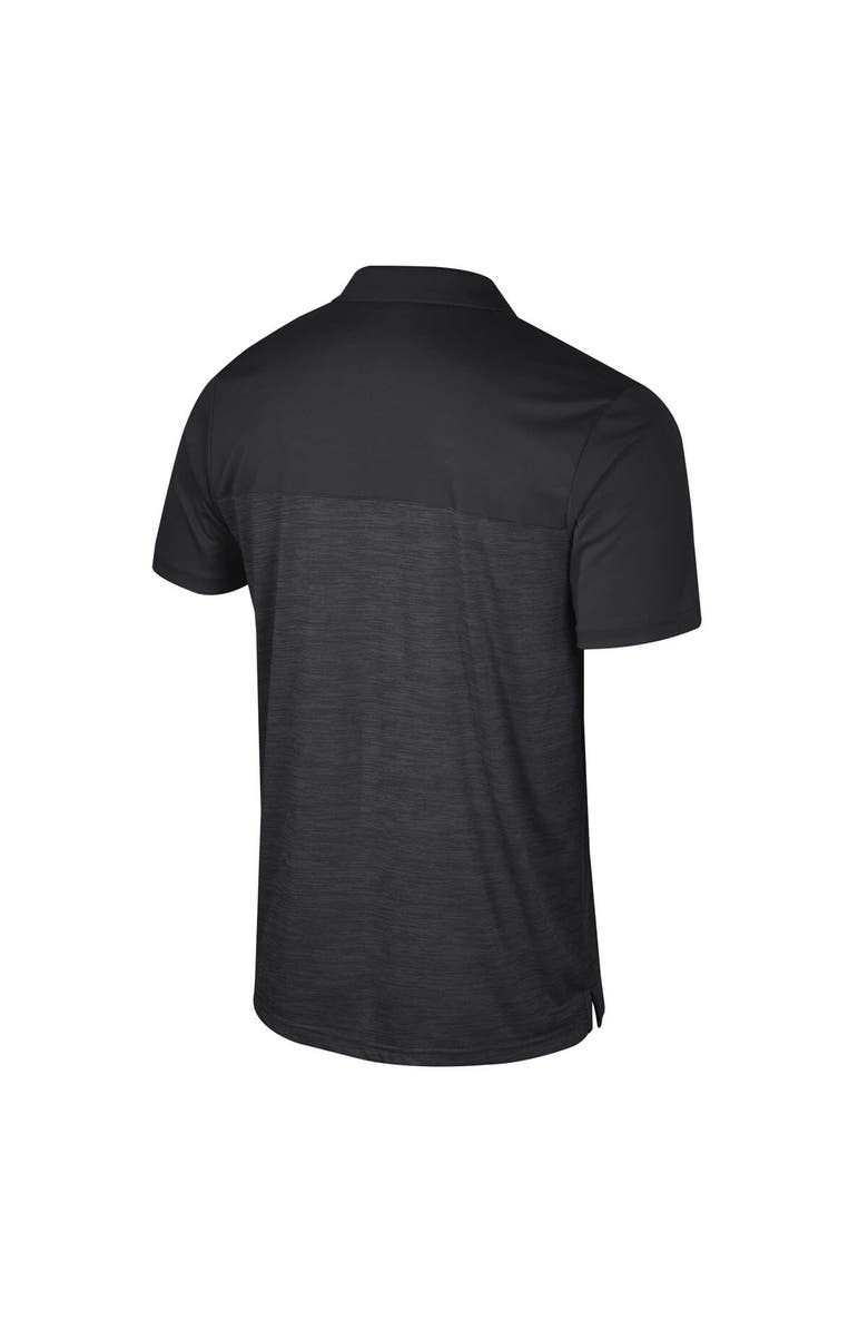 COLOSSEUM Men's Colosseum Black Iowa Hawkeyes Big & Tall Langmore Polo, Alternate, color, 