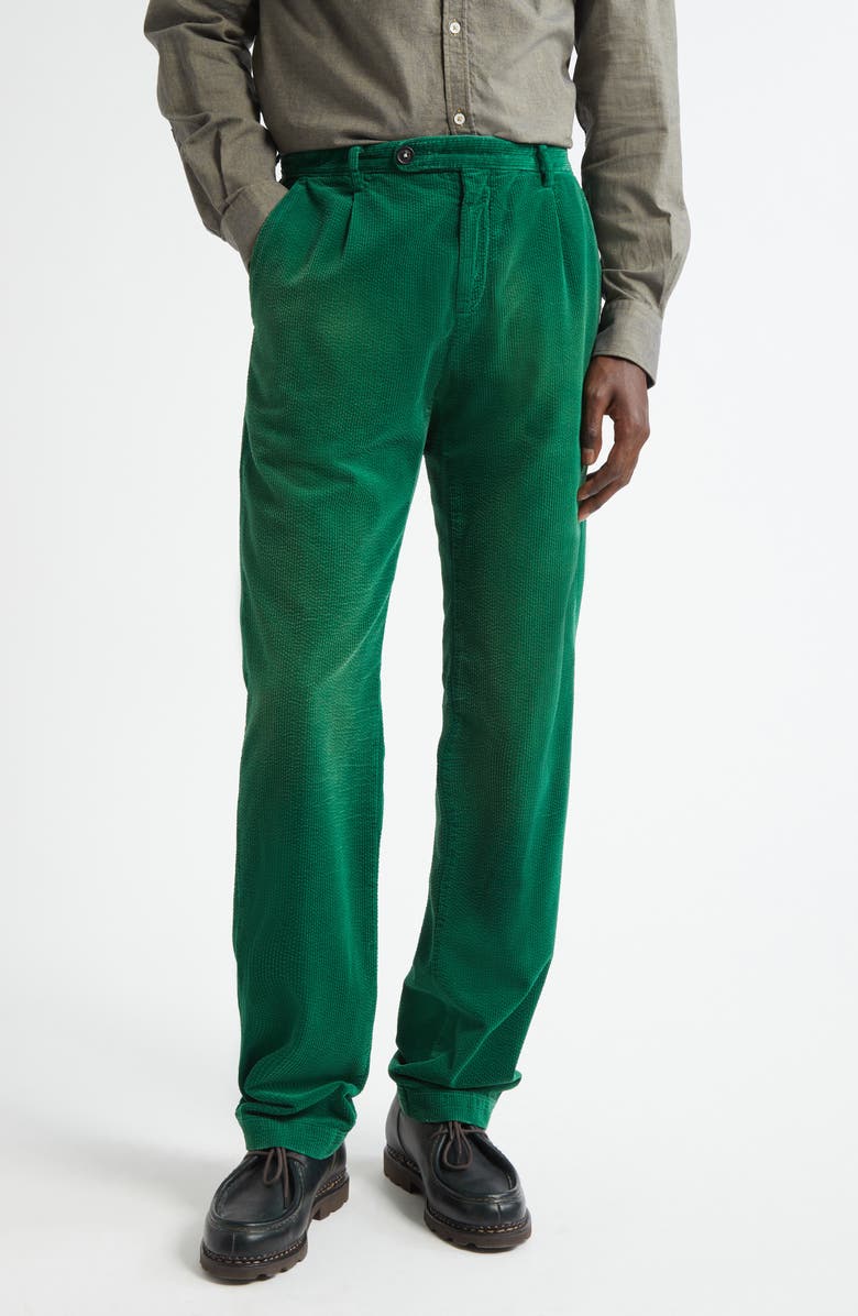 Massimo Alba Ionio2 Corduroy Trousers, Main, color, Green