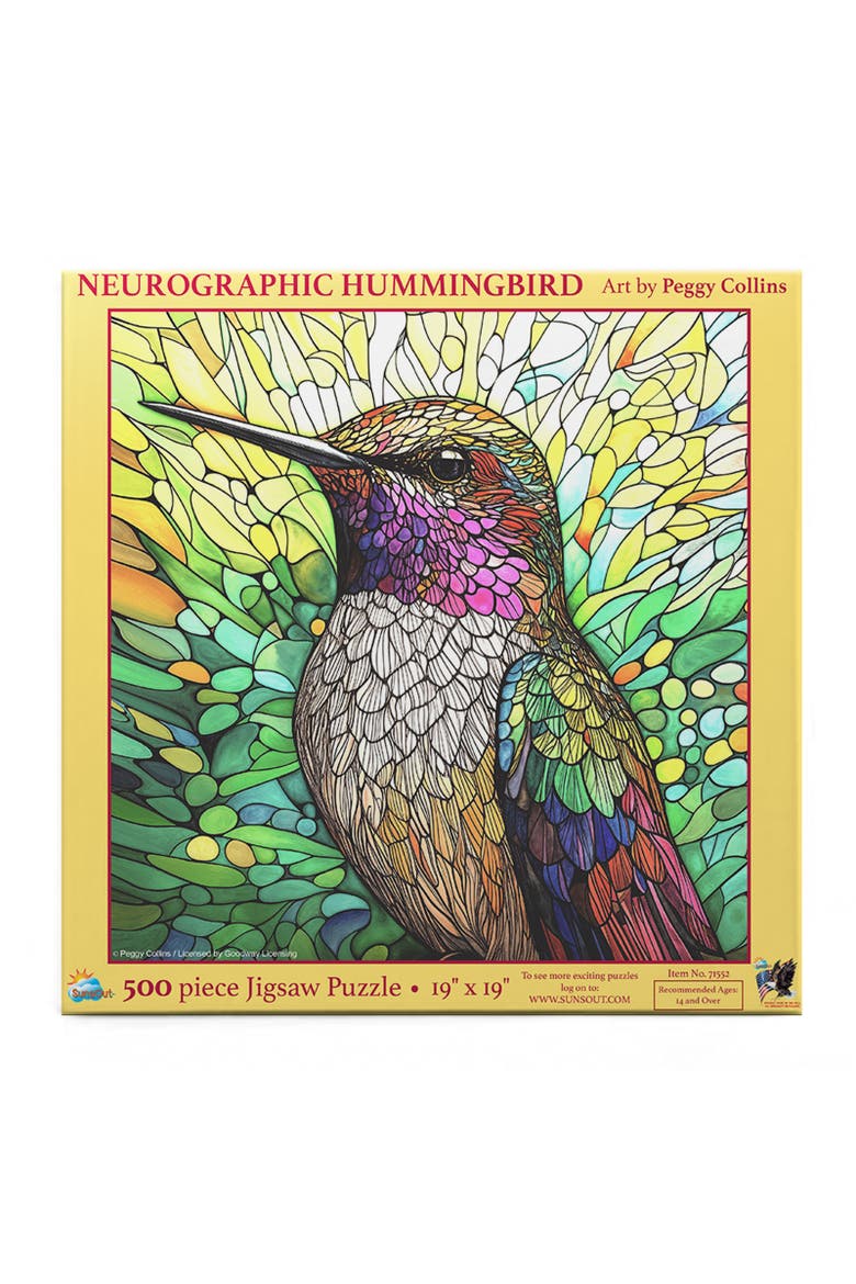 Neurographic Hummingbird 500, Alternate, color, Multicolor