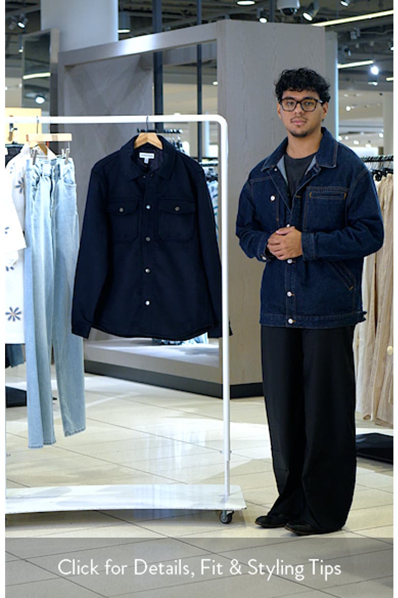 Wool Blend Shirt Jacket video