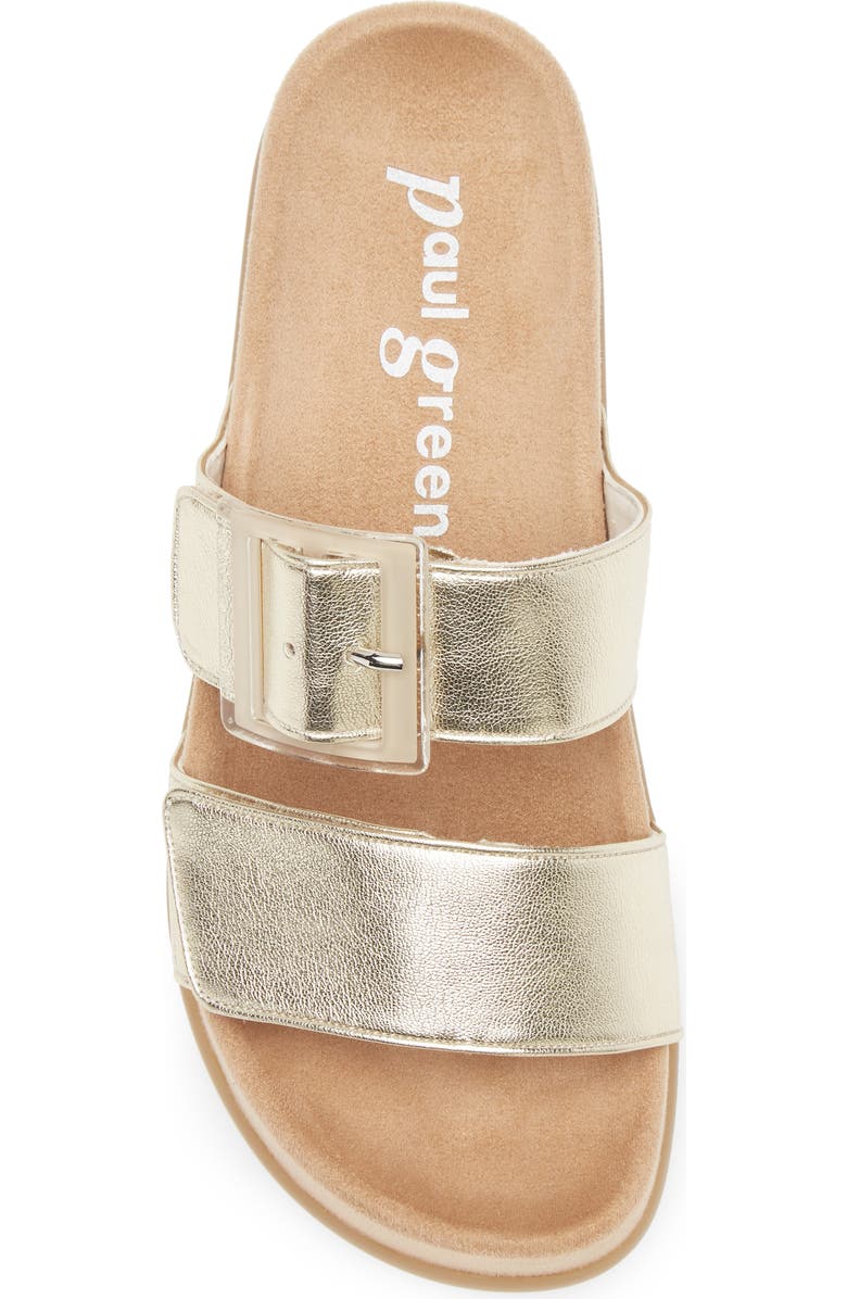 Paul Green Aloha Slide Sandal, Alternate, color, Platino Metallic Future