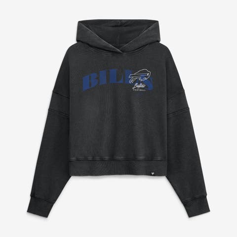 Women's Fanatics Black Buffalo Bills Counter Run Pullover Hoodie