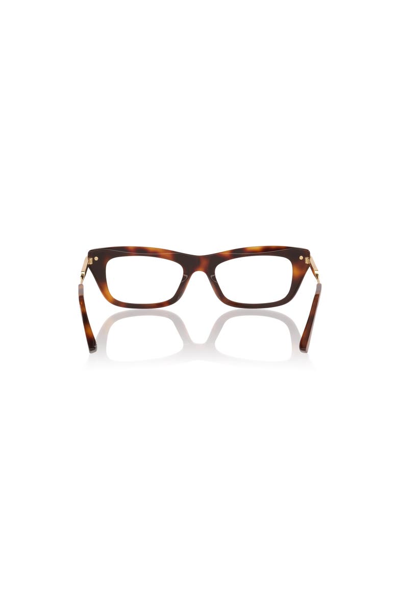 51mm Rectangle optical glasses, Alternate, color, Tortoise