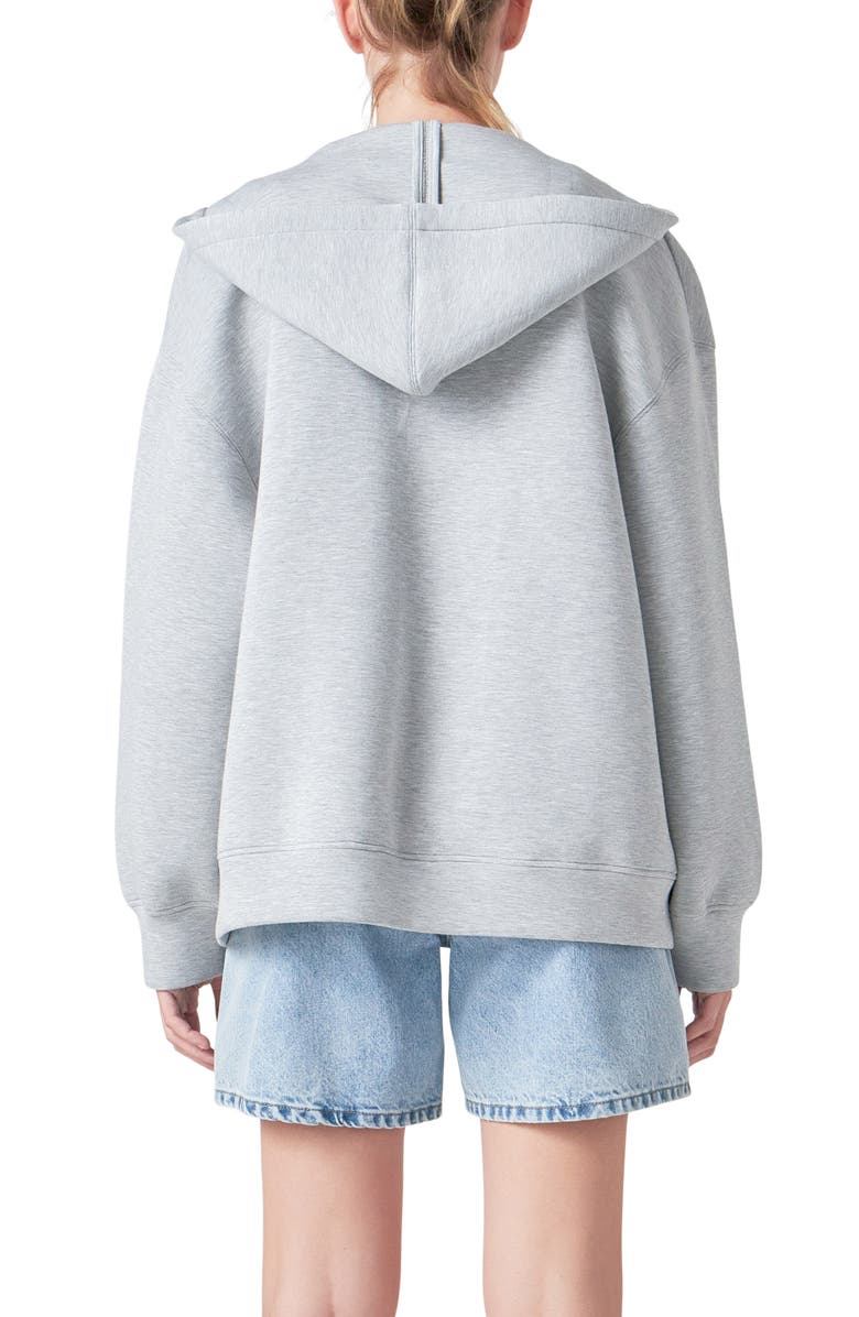 Grey Lab Zip-Up Hoodie, Alternate, color, Grey