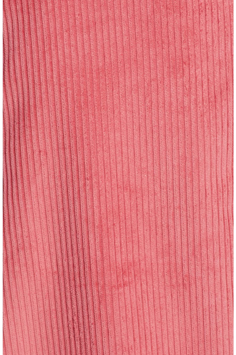 Corduroy Knee Length Skirt, Alternate, color, RED SLATE